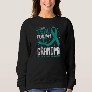 Frauen, die ich für Oma Food Allergy Awaren Aquama Sweatshirt