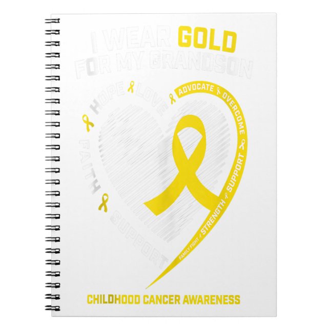 Frauen, die ich Gold für mein Grandson-Kindergesch Notizblock (Vorderseite)