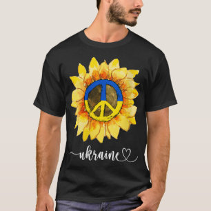 Frauen, die ich mit der Ukraine stehe, ich unterst T-Shirt