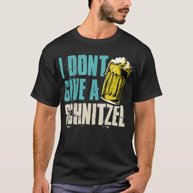 Frauen, die ich nicht einem Schnitzel-lustigen deu T-Shirt (Vorderseite)