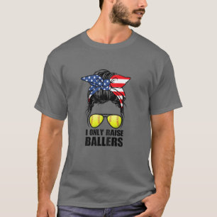 Frauen, die ich nur Ballerinnen erziehe Softball T-Shirt