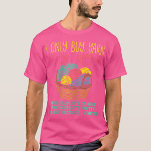 Frauen, die ich nur Garne Knetwolle Korb Knitti ka T-Shirt