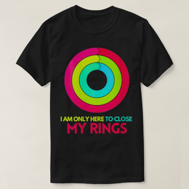 Frauen, die ich nur hier bin, um meine Ringe zu na T-Shirt (Design vorne)