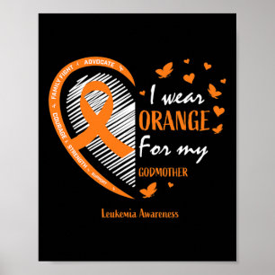 Frauen, die ich Orange für meine Mutter Leukämie A Poster