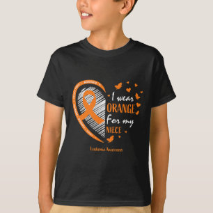 Frauen, die ich Orange für meine Nichte tragen Leu T-Shirt