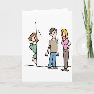 Frauen, die ihren Freund ausspionieren Karte