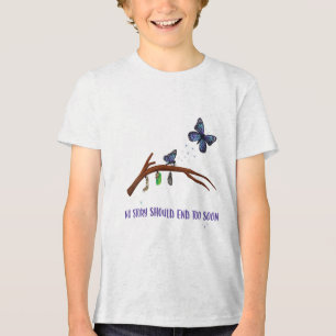 Frauen, die keine Geschichte schreiben, sollten zu Tri-Blend Shirt