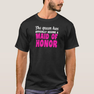 Frauen Die Königin hat ein Trauzeugin-Brautteam T-Shirt