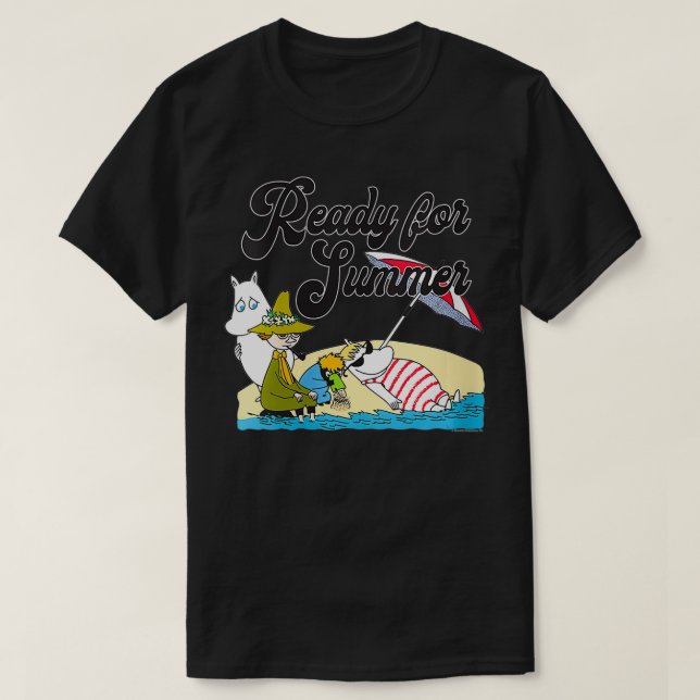 Frauen Die Moomins sind bereit für den Sommer Sche T-Shirt (Design vorne)