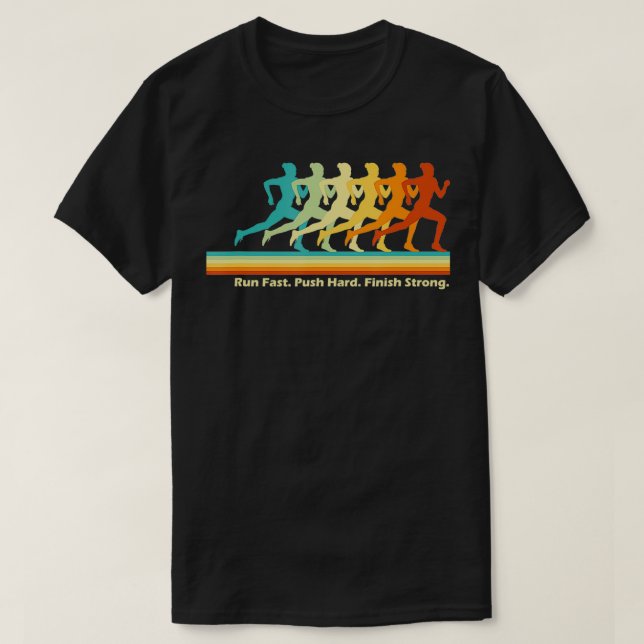 Frauen, die Track & Field Runner Motivierend tr T-Shirt (Design vorne)