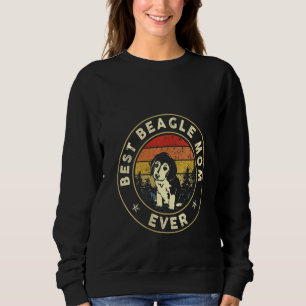 Frauen, die Vintag die beste Mama für Beagle haben Sweatshirt