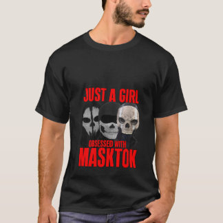 Frauen, die von masktok booktok besessen sind und  T-Shirt