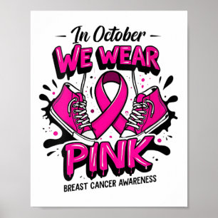 Frauen, die wir NK-Frauen-Mädchen-Sneakers Breastk Poster