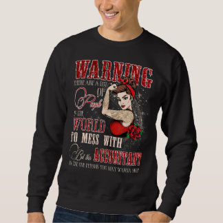Frauen Dieser Buchhalter ist die eine Person, die  Sweatshirt