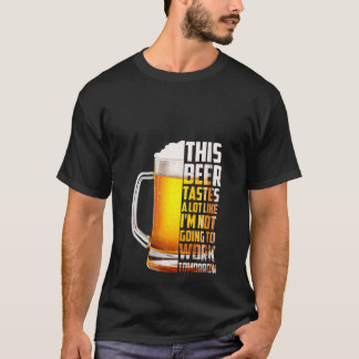 Frauen Dieses Bier schmeckt sehr komisch Biertrink T-Shirt
