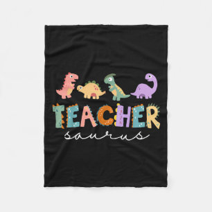 Frauen Dinosaur Lehrerin Teachersaurus Rex Funny D Fleecedecke