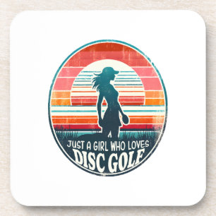 Frauen Disc Golf - Frisbee Golf Female Getränkeuntersetzer