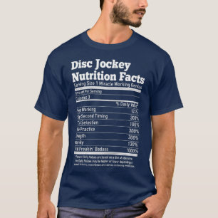 Frauen Disc Jockey Nutriacts Funny DJ T-Shirt