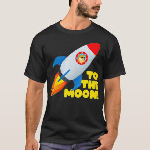 Frauen dogen Meme Dogecoin an den Mond Funny Krypt T-Shirt