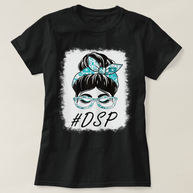 Frauen DSP Direkter Support Mitarbeiter Fehlermeld T-Shirt (Design vorne)