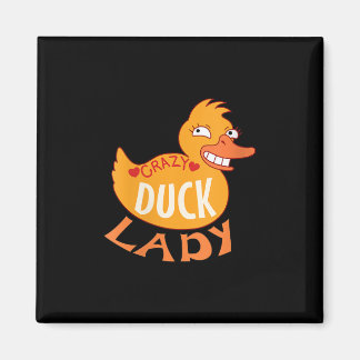 Frauen Duck Lady Geschenk Duckling und Ducky Magnet