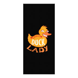 Frauen Duck Lady Geschenk Duckling und Ducky Werbekarte
