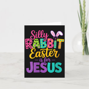 Frauen Dummer Hase Ostern ist für Jesus Lustig Karte