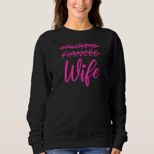 Frauen Ehefrau  Brautparty   Hochzeit  1 Sweatshirt