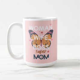 Frauen, Ehefrau, Chef, super Mom Kaffeetasse