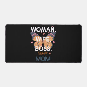 Frauen, Ehefrau, Chef, super Mom Schreibtischunterlage