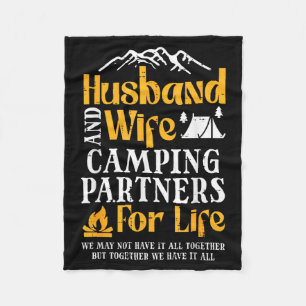 Frauen Ehemann Ehefrau Camping Partner Paar Fleecedecke