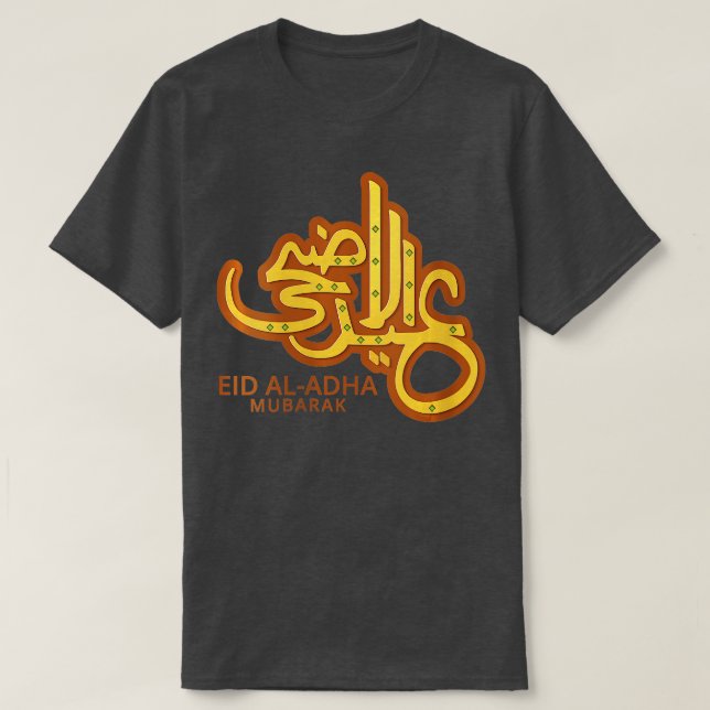 Frauen Eid Al Adha Eid Mubarak Happy Eid Day Musli T-Shirt (Design vorne)