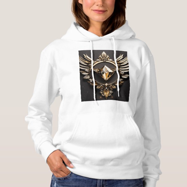Frauen Einzigartiges Design Hoodie (Vorderseite)