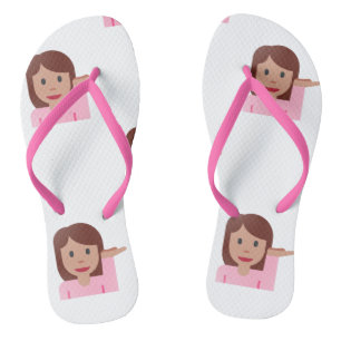 Frauen-Emoji Schuhe Sandalen Flip-Flops