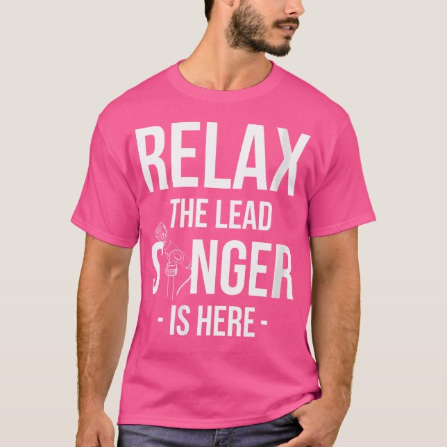 Frauen entspannen sich beim Lead Sänger, der hier  T-Shirt (Vorderseite)