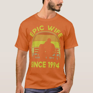 Frauen Epische Ehefrau seit 1994 28. Hochzeit Anni T-Shirt