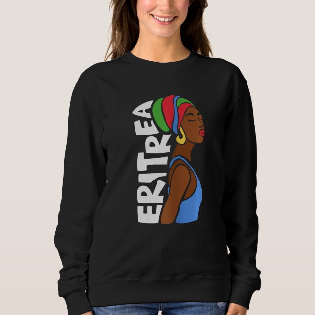 Frauen Eritrea Eritreer Ethnischer Erbe Sweatshirt (Vorderseite)