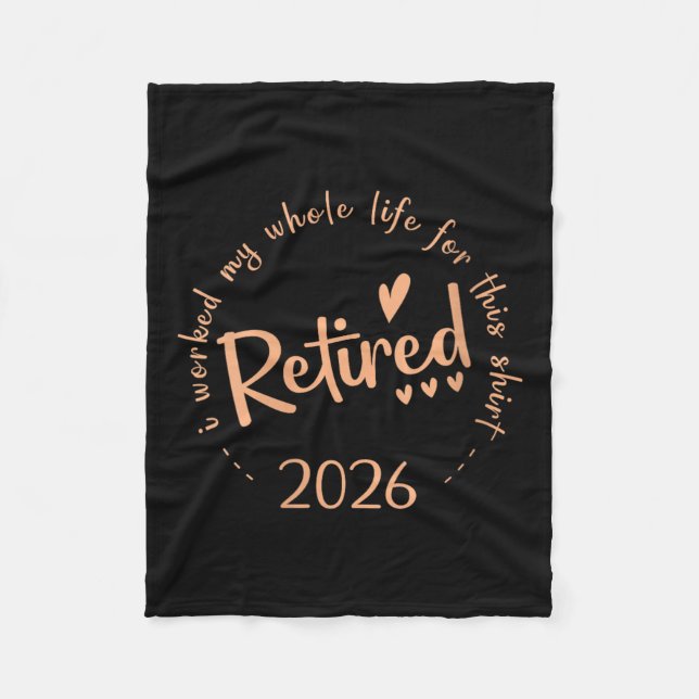 Frauen erschöpft 2026 habe ich mein ganzes Leben l Fleecedecke (Vorderseite)