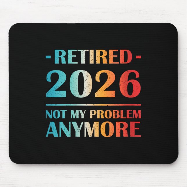 Frauen erschöpft 2026 Nicht mein Problem noch lust Mousepad (Vorne)