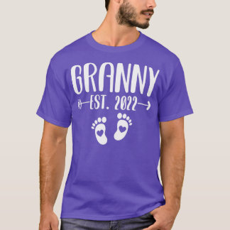 Frauen Erstmaliges Granny 2022 Schwangerschaftsank T-Shirt