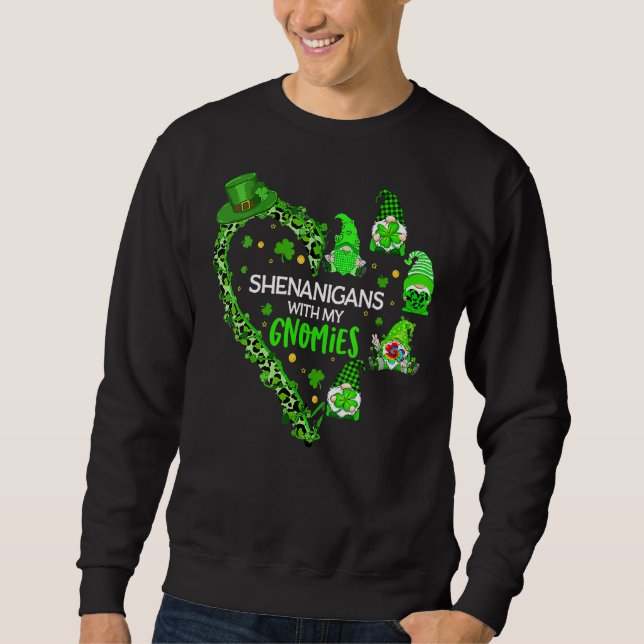Frauen erwischen St Patrick's Day Shenanigans mit  Sweatshirt (Vorderseite)