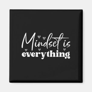 Frauen Everything Is Mindset Insrational Mind Moti Magnet