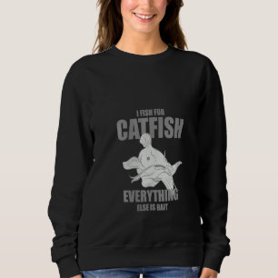 Frauen fangen Fische, die ich fische, um Fisch zu  Sweatshirt