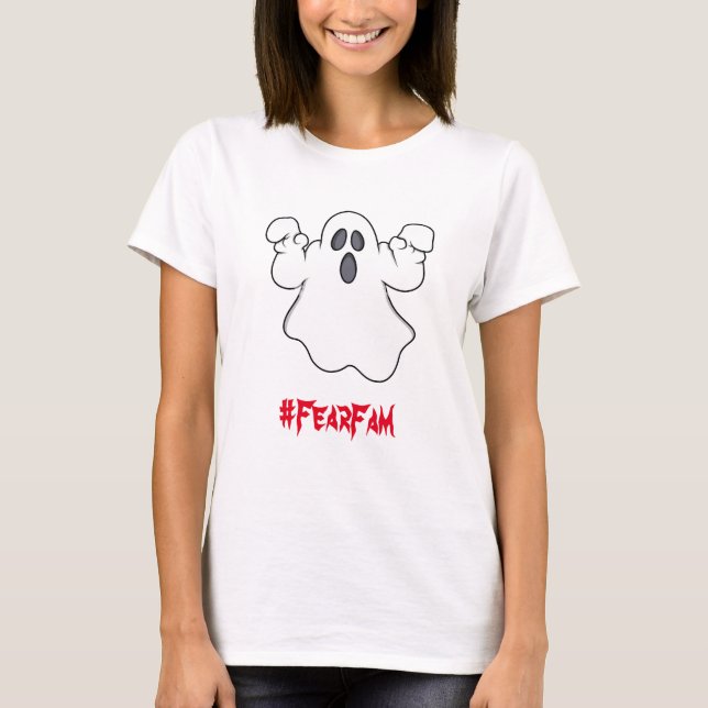 FRAUEN #FEARFAM GHOST T - SHIRT (Vorderseite)