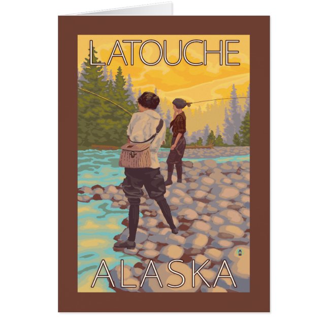 Frauen Fischen - Latouche, Alaska (Vorne)