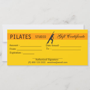 Frauen Fitness Pilates Geschenkgutscheine Geschenk