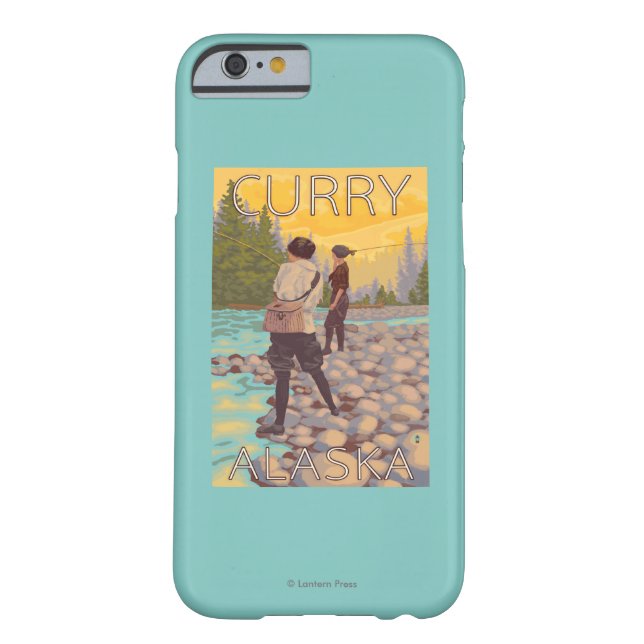 Frauen fliegen Fischen - Curry, Alaska Case-Mate iPhone Hülle (Rückseite)