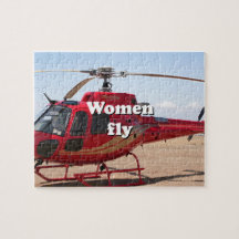 Frauen fliegen: Rothubschrauber