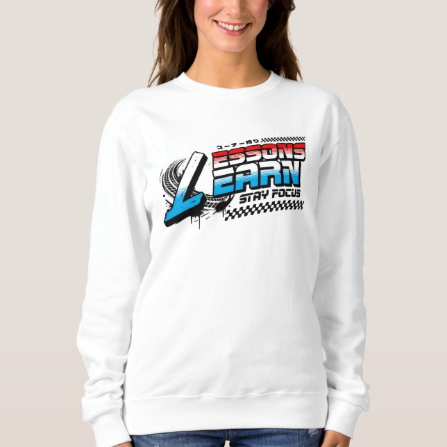 FRAUEN FOKUS LERNEN SCHWEISSBLUSE SWEATSHIRT (Vorderseite)