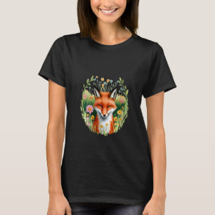 Frauen fox art Niedlich Graphic Design Illustratio T-Shirt